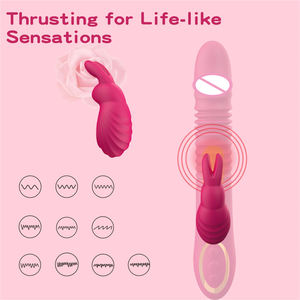 New York <span class=keywords><strong>USA</strong></span> Rose Flower Vibrator <span class=keywords><strong>2</strong></span> in einer Klitoris Vibration g Punkt Sexspielzeug Frauen Adult Thrust ing Rabbit Rose Vibrator - Product Image 6