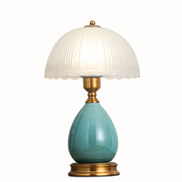 Lampes de table décoratives de chevet de chambre rétro chinoise Art simple Premium étude moderne E27 lampe de table