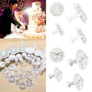 พิมพ์กดคุกกี้ฟองดองต์เค้ก33ชิ้น,พิมพ์ตกแต่งรูปหัวใจดอกไม้ใบไม้ผีเสื้อเครื่องมือ DIY - Product Image 3