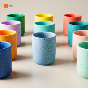 Vasi da fiori di forma rotonda all'ingrosso <span class=keywords><strong>vaso</strong></span> decorativo da giardino <span class=keywords><strong>vaso</strong></span> di <span class=keywords><strong>cemento</strong></span> Terrazzo di <span class=keywords><strong>cemento</strong></span> portacandele vasi piante <span class=keywords><strong>vaso</strong></span> - Product Image 2