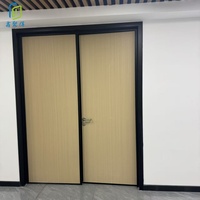 Puerta de Acero Moderna con Certificación CE ISO9001, de Alta Hermeticidad, Impermeable, Resistente al Fuego y al Polvo, para Hospitales, Apartamentos y Almacenes