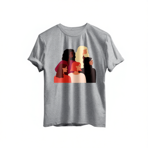 Maglietta per la Giornata della Donna con Grafica 'Empowered Women', Girocollo, Manica Corta, 100% Cotone, T-Shirt Casual per Regalo della Giornata Internazionale della Donna - Product Image 1