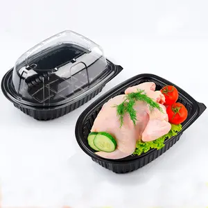 Free Sample Factory Wholesale Environment Friendly Meat Chicken Portable Roast Trays Covered type
