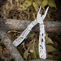 Pince Multifonction de Camping en Acier Inoxydable, Couteau de Poche Pliable, Mini et Portable