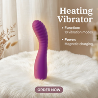 Vibrateur en silicone rechargeable chauffant pour femmes, grand gode vibrant pour stimulation clitoridienne, jouet sexuel féminin puissant