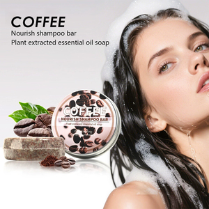 Champú Sólido de Café de Marca Privada Personalizada, Jabón con Aceites Esenciales Extraídos de Plantas para el Crecimiento del Cabello, Hecho a Mano, Sin Sulfatos - Product Image 5