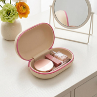 Organisateur d'accessoires pour bébé en silicone, pochette zippée étanche de 185 mm pour couches, lingettes, produits de soin pour bébé et sorties en famille