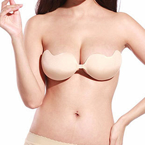 Reggiseno Invisibile <span class=keywords><strong>Nude</strong></span> e Nero Senza Spalline Taglie A B C D, Ecologico, Leggero, Senza Schienale, Design Carino/Sexy in Spandex/Nylon, Reggiseno Mango - Product Image 2