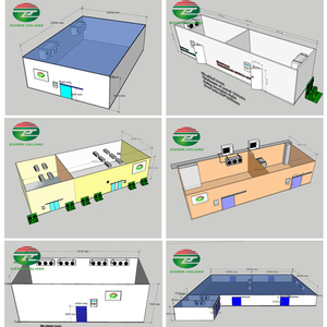 Salas legais industriais e congelar do quarto, recipiente congelar para andar na unidade de refrigeração armazenamento frio - Product Image 4