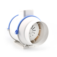 Logo personnalisé marque 6 8 10 pouces flux mixte en ligne conduit ventilateur extracteur d'air à faible bruit grandir tente hydroponique mélange flux conduit ventilateur