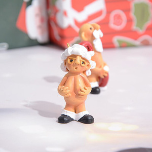 Pendentif suspendu Père Noël nu coquin pour sapin de Noël, décoration de Noël et du Nouvel An pour la maison et la voiture, jouets, produits de Noël - Product Image 2