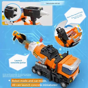 Nouveau Jouet <span class=keywords><strong>Robot</strong></span> en Plastique pour Garçons, Modèle de Transformation Mecha Gyro Boy Spirale, Alliance de Sauvetage Carbo Car God - Product Image 3