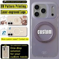 Support magnétique minimaliste pour iPhone, coque de téléphone personnalisée