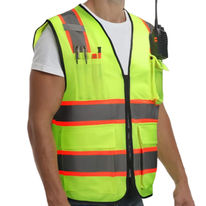 FUYI Yırtılabilir Yelek Güvenlik Yeleği Yansıtıcı Bantlı Güvenlik İnşaat Yansıtıcı Yeleği - Product Image 2