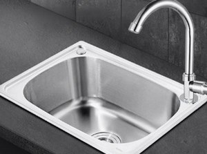 Fregadero de Cocina de Acero Inoxidable, de un Solo Tazón, con Acabado Espejo - Product Image 5