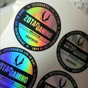 Etiquetas Adhesivas de Holograma Troqueladas a Medida con Lámina Metálica Holográfica, Logotipo Personalizado Impreso a Prueba de Agua para Gorras, Viseras y Snapbacks - Product Image 6