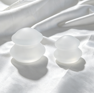 Juego de 4 Ventosas de Silicona <span class=keywords><strong>para</strong></span> Masaje, Reducción de Celulitis, Liberación Miofascial, Ventosas Transparentes Esmeriladas, Herramienta de Terapia Corporal - Product Image 6