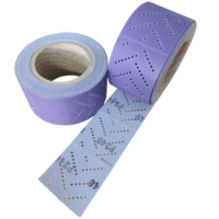 Rouleaux de papier abrasif pour ponçage, 70mm*12m, violet, céramique, forme rectangulaire, abrasifs de polissage en gros, directement des fabricants