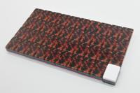 Ensemble de Mahjong Américain Moderne de Luxe, Tuiles de Mahjong en Acrylique Effet Écaille de Tortue à 4 Couches, Logo Personnalisé, Haut de Gamme, Finition Frotteuse à la Main, Pliable