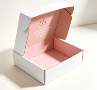 Boîte d'expédition en carton ondulé personnalisée, emballage pliable en carton pour cosmétiques, emballage pour le commerce électronique de produits de beauté