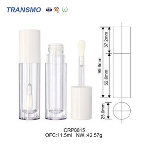 Tubes de gloss à lèvres miniatures avec grande brosse, logo personnalisé, tubes d'huile à lèvres, grande brosse, tube de gloss à lèvres vide de 10 ml - Product Image 2