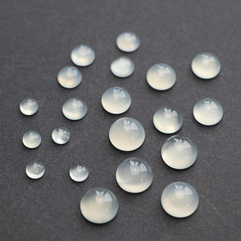 10pcs White Agate