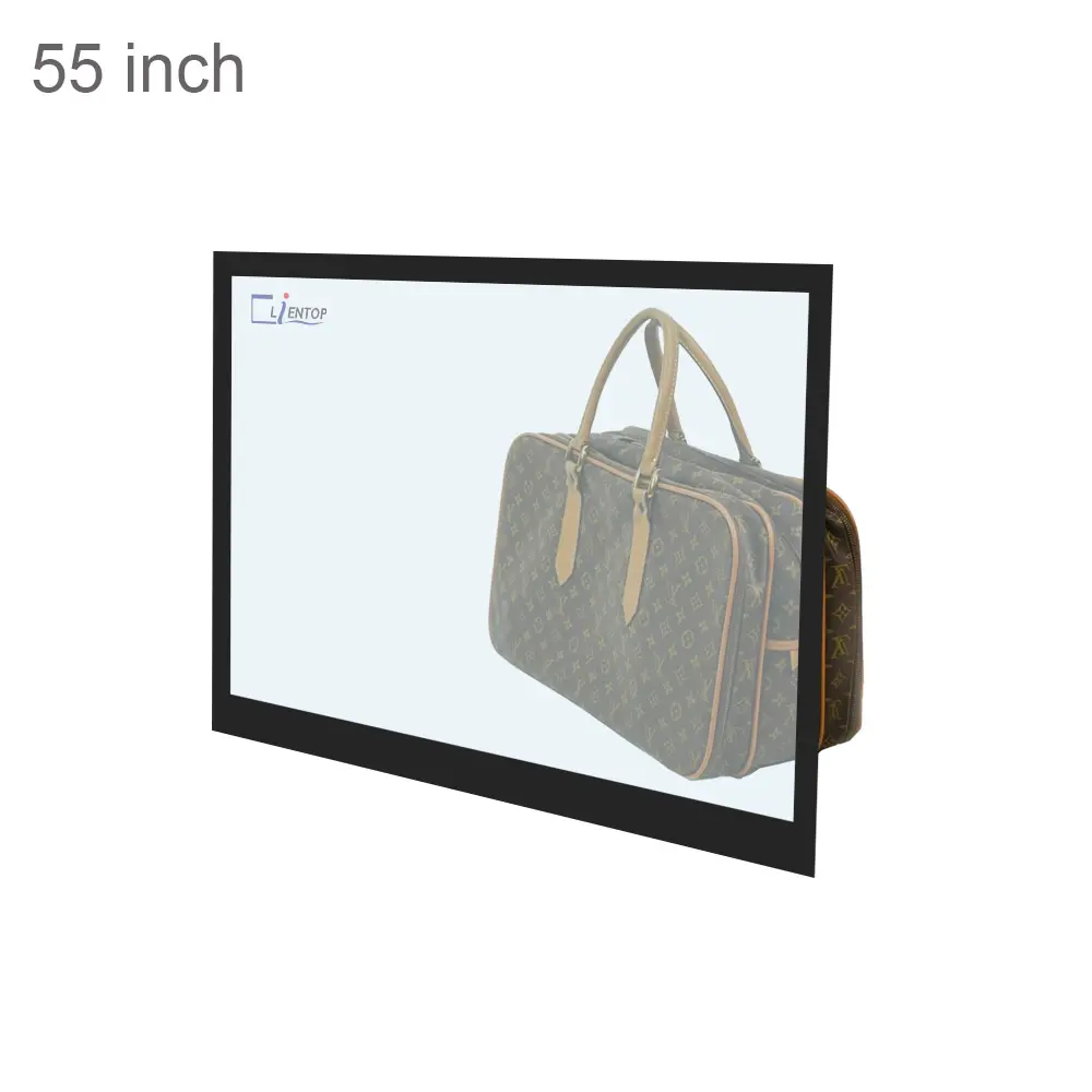 広告透明スクリーン55インチFHDLVDS 1080P2K透明LCDパネル