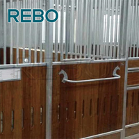 Panneau d'écurie pour chevaux en bambou standard REBO E1, état neuf, planche d'écurie en bambou tissé