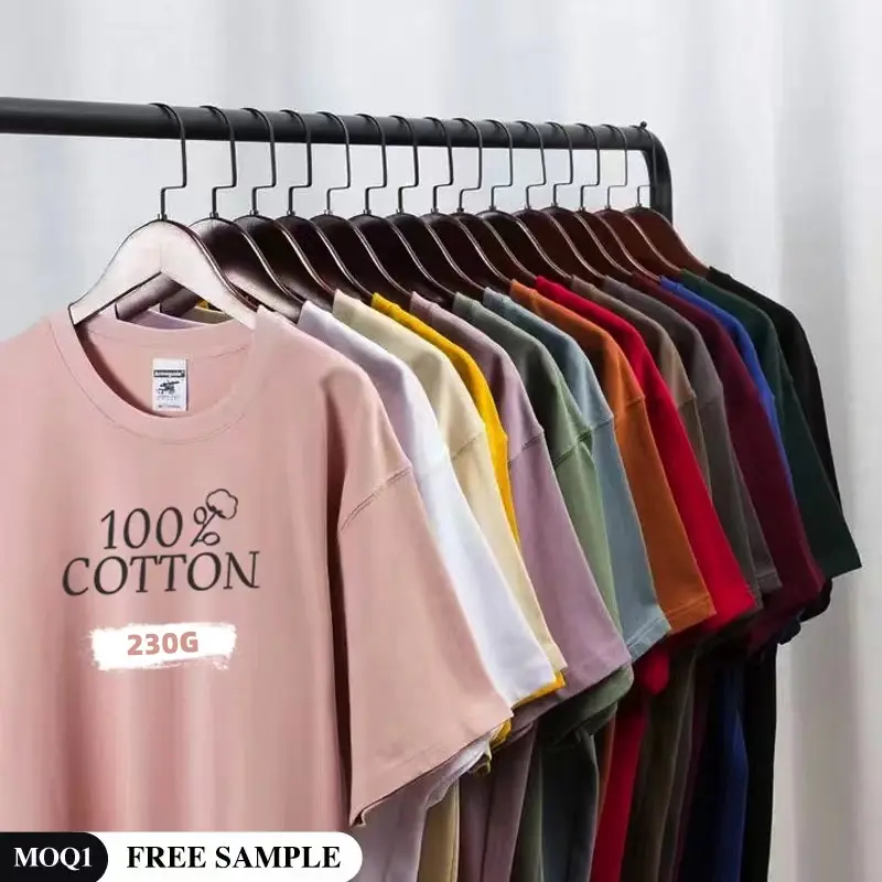 Plain Cotton T Shirt Unisex Short-Sleeve Wholesale Clothes Men Heavyweight Wash TSHIRT Brand Custom Logo O-neck Oversize TSHIRTS