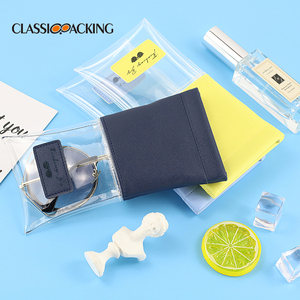 BSCI ISO Sedex FAMA סיטונאי מלאי מוכן שקוף נרתיק עור משקפי שמש נקה פלסטיק משקפיים מקרה שקוף - Product Image 3