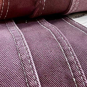 Mùa Thu/Mùa Đông 365G Tinh Khiết Cotton 7*7 Twill Thẻ Rửa Cũ Quần Dệt Vải Với Đồng Bằng Nhuộm Mô Hình Cho Hàng May Mặc - Product Image 2