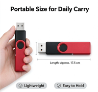 Flashdisk USB OEM Murah, Memory Stick Disk Metal Putar 1GB 2GB 4GB 8GB 16GB 32GB 64GB, Pendrive, Hadiah, Promo USB Stick