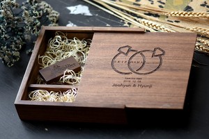 Caja de <span class=keywords><strong>fotos</strong></span> Grande con Pendrive 8gb 16gb 32gb 64gb Wood caja de Memoria USB 128gb <span class=keywords><strong>flash</strong></span> drive 3.0 - Product Image 3