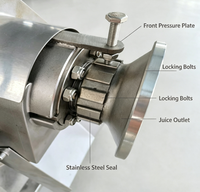 Voedsel- en drankenmachines roestvrijstalen schroefpersmotor hoge productiviteit zelfstandige persunit voor fruitverwerkingslijn