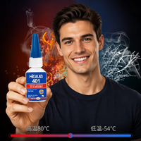 Colle Cyanoacrylate 401 en Gros 20g – Adhésif Universel à Séchage Rapide pour le Collage de Jouets, Quincaillerie et Composants Plastiques