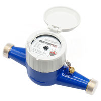 Compteur d'eau multi-jets en laiton de haute qualité DN15 DN20 R160 IP68 OEM ISO4064 avec coupelle de comptage en cuivre pour eau potable froide domestique