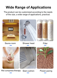 Billes minérales en céramique de tourmaline à ions négatifs pour filtre de douche, rembourrage de plantes d'aquarium, rembourrage de jouets, vente directe usine - Product Image 6