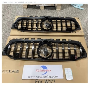 Grille de haute qualité XLstyling pour <span class=keywords><strong>Mercedes</strong></span> <span class=keywords><strong>Benz</strong></span> A CLASS W176 2012-2015 mise à niveau nouvelle calandre GTR - Product Image 1