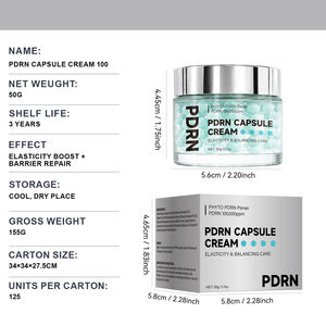 Crème en capsules PDRN 100 72H Hydratation profonde, effet tenseur instantané, réparation <span class=keywords><strong>de</strong></span> la barrière cutanée, <span class=keywords><strong>anti</strong></span>-rougeurs, apaisement - Product Image 6