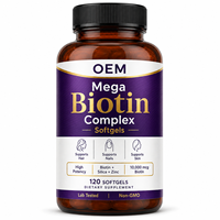 Gélules de biotine et de zinc de qualité supérieure avec silice de bambou pour le soutien de la beauté et du bien-être – Vente en gros, OEM, approvisionnement en vrac