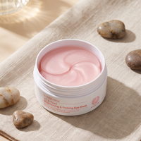Stralende Vitamine C Collageen Parel Siliconen Oogmasker Patch voor Verheldering, Versteviging & Voedende Hydratatie