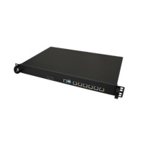Processeur Core i7 1U Rackmount Firewall PC 6Lan 10G X86 Routeur avec 2SFP Pfsense Opnsense Mikrotik Server Network Appliance