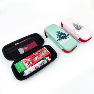Custom Portable Stationery Bag Big Capacity Zipper Cute EVA Pen <b>Box</b> Bag Organizer Merry Christmas Pencil <b>Gift</b> Case for Kids - Product Image 4