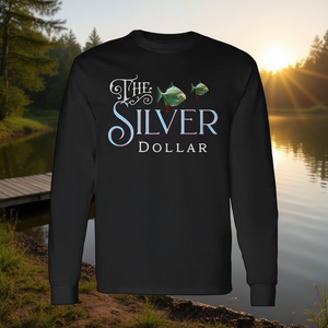 Camiseta de manga larga Silver Dollar para amantes de los peces - Product Image 3