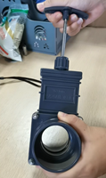 Vanne à opercule manuelle en PVC-U pour systèmes d'irrigation agricole, pression 0,35 MPa, taille de port DN32-DN150, fournie directement par l'usine