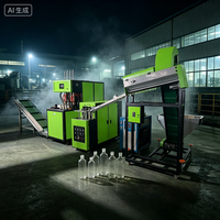 Machine de soufflage semi-automatique à chauffage uniforme et faible taux de rejet pour l'eau, l'huile et l'eau purifiée