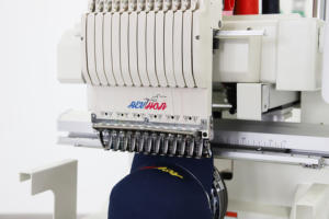 컴퓨터 다중 바늘 미니 모자 티셔츠 소형 티셔츠 캡 단일 헤드 컴퓨터 자수 기계 - Product Image 2