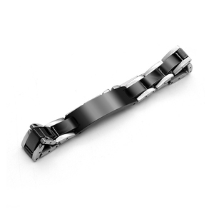 Bracelet Énergétique Quantique en Céramique Noire et Hématite, Bracelet de Bien-être aux Ions FIR, Personnalisation Énergétique OEM ODM - Product Image 5
