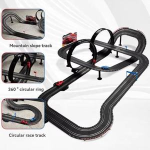 سيارة بفتحة عالية السرعة للأطفال-لعبة مضمار سباق السكك الحديدية وظيفة التحكم اليدوي - Product Image 4