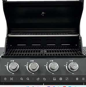 Stock disponible Parrilla de barbacoa de gas de acero inoxidable para el hogar al aire libre - Product Image 6